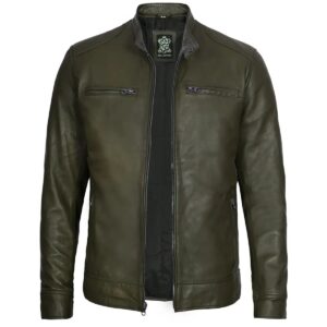 dark-green-leather-jacket