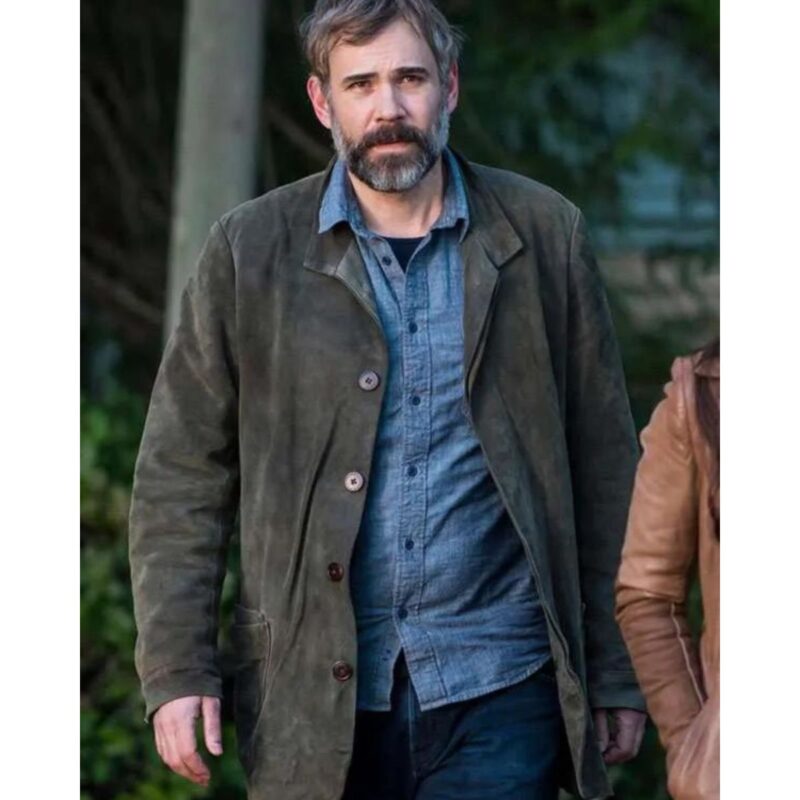 murder-in-a-small-town-grey-suede-jacket