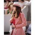 emily-paris-season4-lily-collins-red-striped-suit