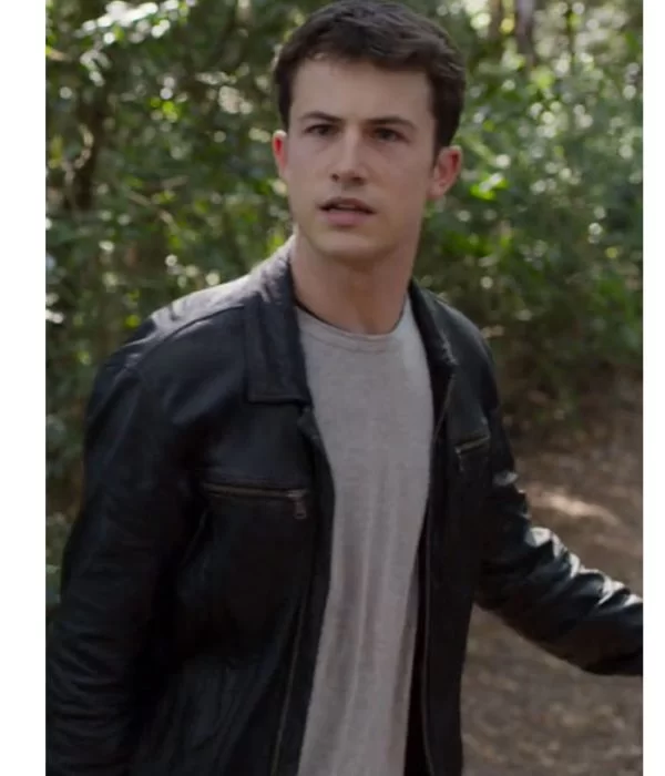 13-reason-why-clay-jensen-black-leather-jacket