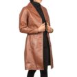 womens-brown-lambskin-leather-trench-coat