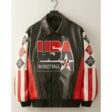 kevin-durant-paris olympics-2024-usa-team-basketball-leather-jacket