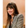 dakota-johnson-festival-2024-jacquard-brown-blazer