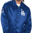 Ice Cube Dodgers Blue Satin Jacket