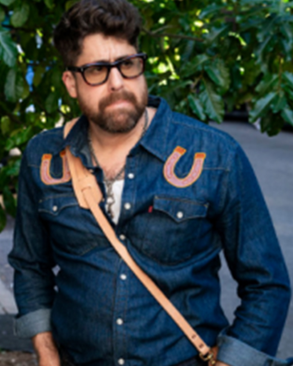 adam-goldberg-horse-shoe-denim-shirt