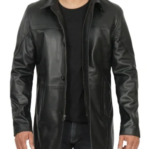black-leather-car-coat