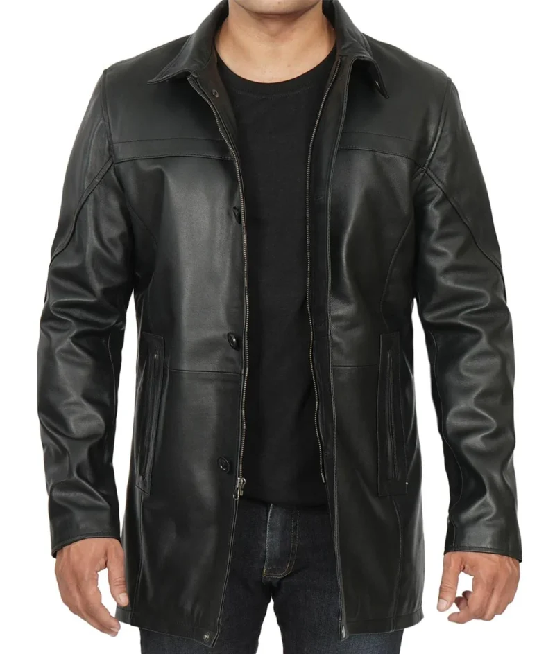 black-leather-car-coat