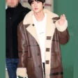 bts-jin-gimpo-airport-shearling-brown-leather-coat