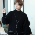 bts-taehyung-black-v-neck-cardigan