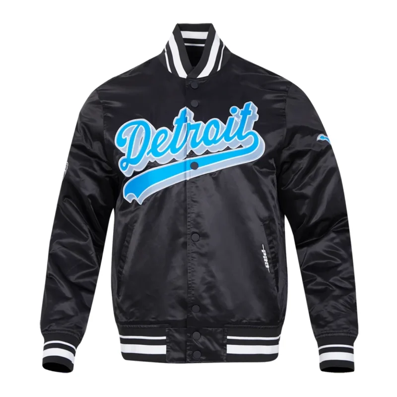 detroit-lions-black-satin-varsity-jacket