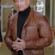 dwayne-johnson-brown-leather-jacket