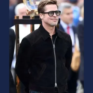 f1-brad-pitt-black-suede-jacket