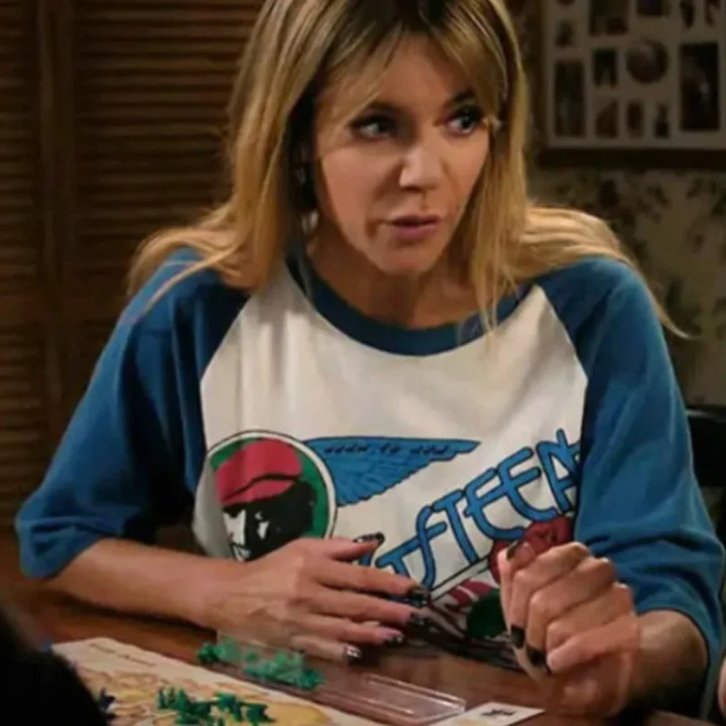 high-potential-kaitlin-olson-blue-springsteen-t-shirt