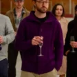 jamie-dufault-purple-sweater-cardigan