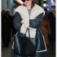 katie-holmes-shearling-long-coat