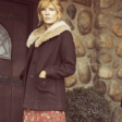 kelly-reilly-beth-dutton-brown-wool-coat