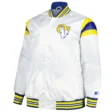 los-angeles-rams-white-satin-varsity-jacket