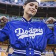 los-angeles-sofia-carson-dodgers-satin-jacket