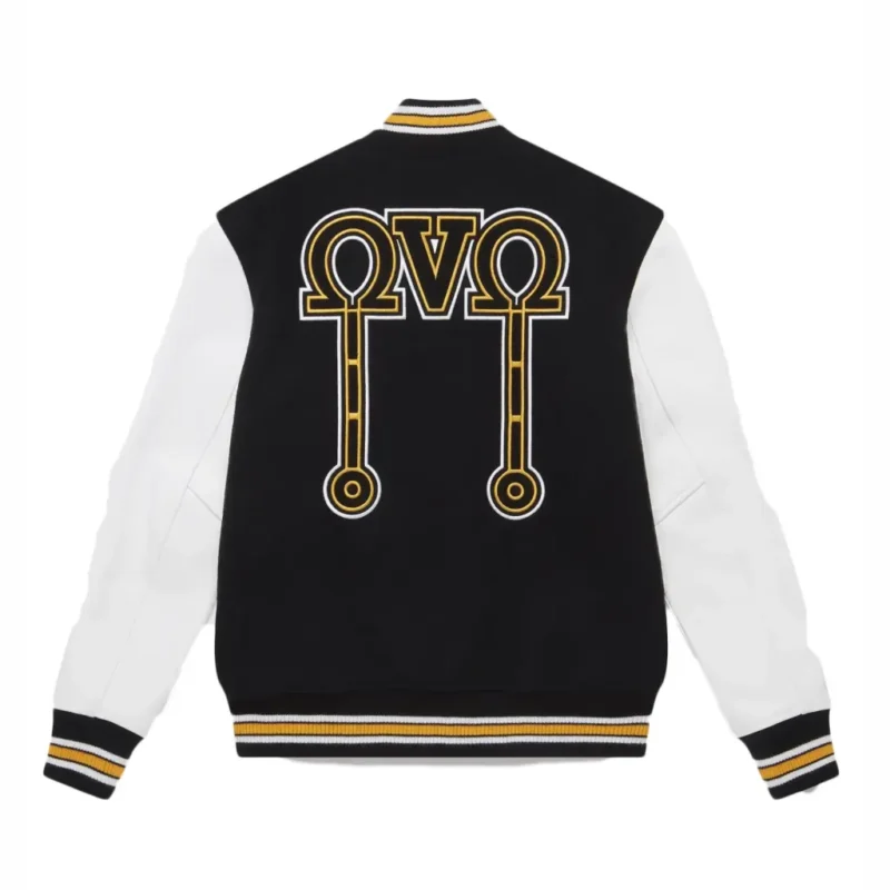 ovo-omega-black-and-white-varsity-jacket