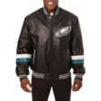 philadelphia-eagles-black-leather-varsity-jacket