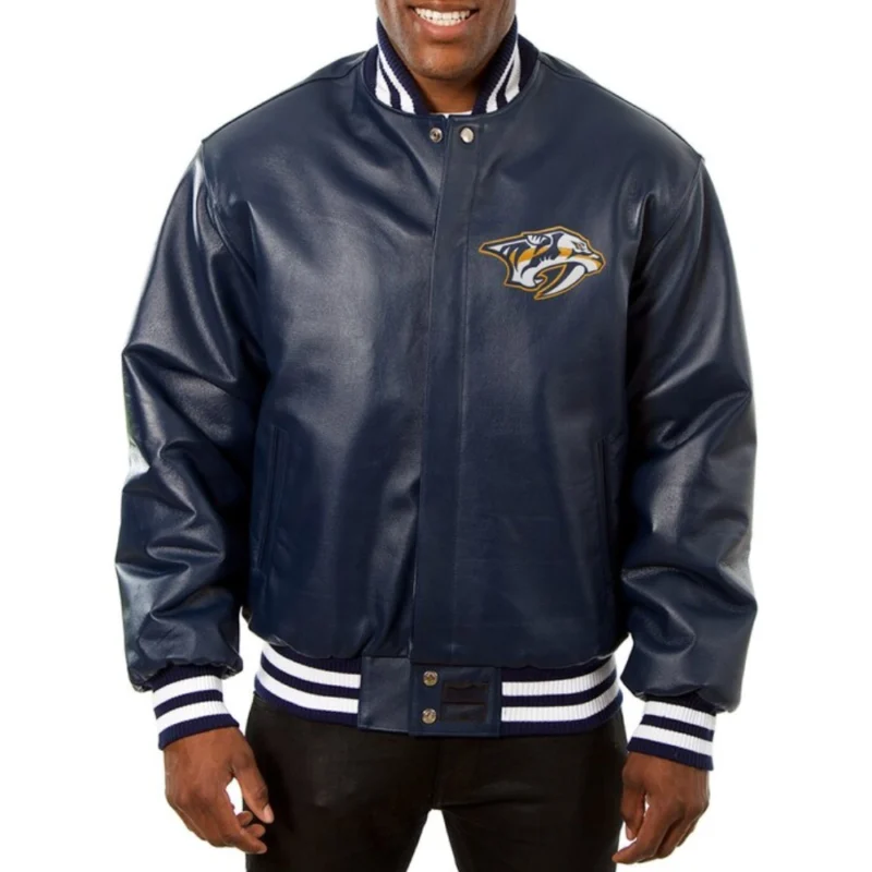 predators-nashville-leather-varsity-jacket