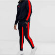 red-and-navy-track-suit