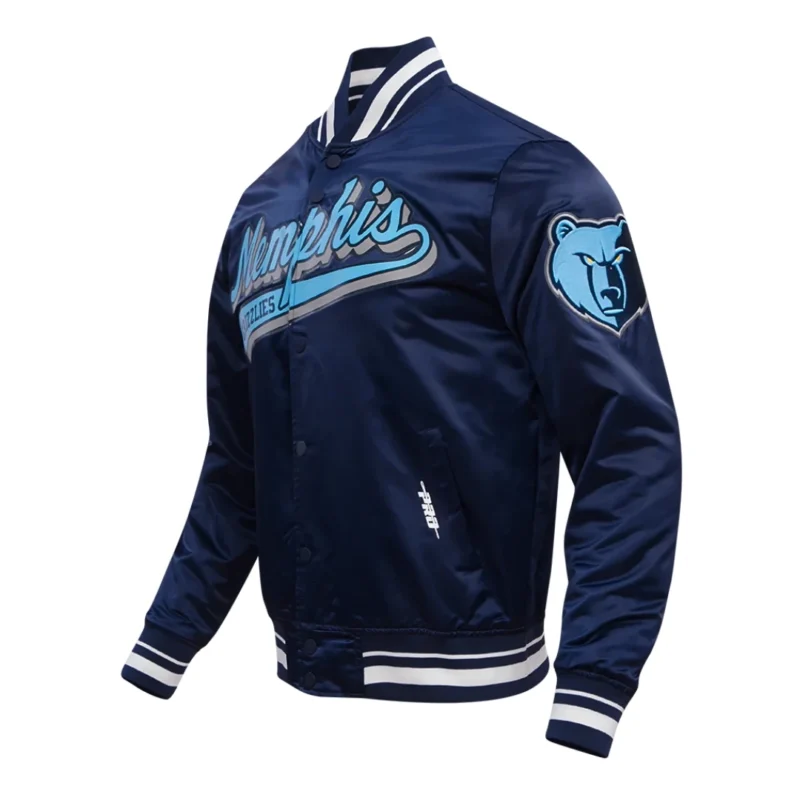 script-tail-memphis-grizzlies-full-snap-navy-satin-varsity-jacket