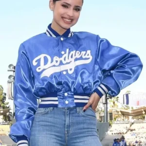 sofia-carson-dodgers-jacket