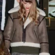 taylor-swift-shearling-leather-jacket-brown