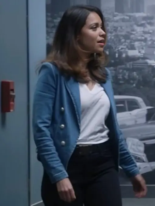 the-rookie-season-07-alyssa-diaz-angela-lopez-denim-blazer