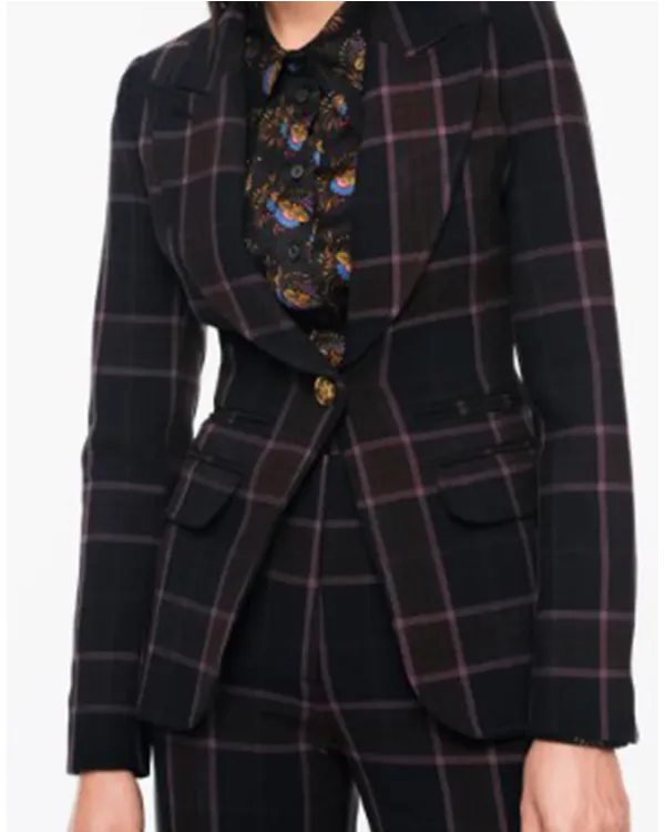 watson-2025-eve-harlow-ingrid-derian-black-plaid-blazer-600x750