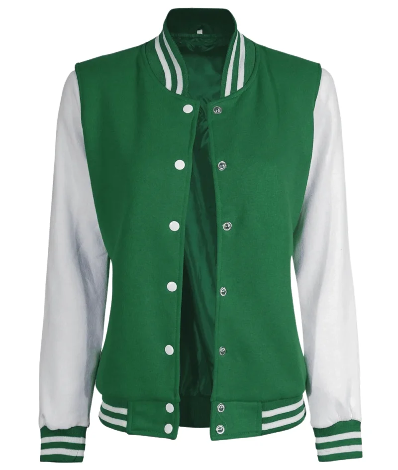 womens-green-and-white-varsity-jacket