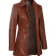 womens-leather-car-coat-3-4-length-coat