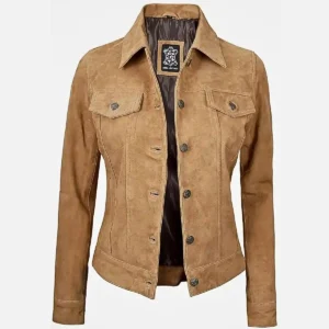 womens-light-brown-suede-trucker-jacket