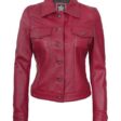 womens-pink-trucker-leather-jacket